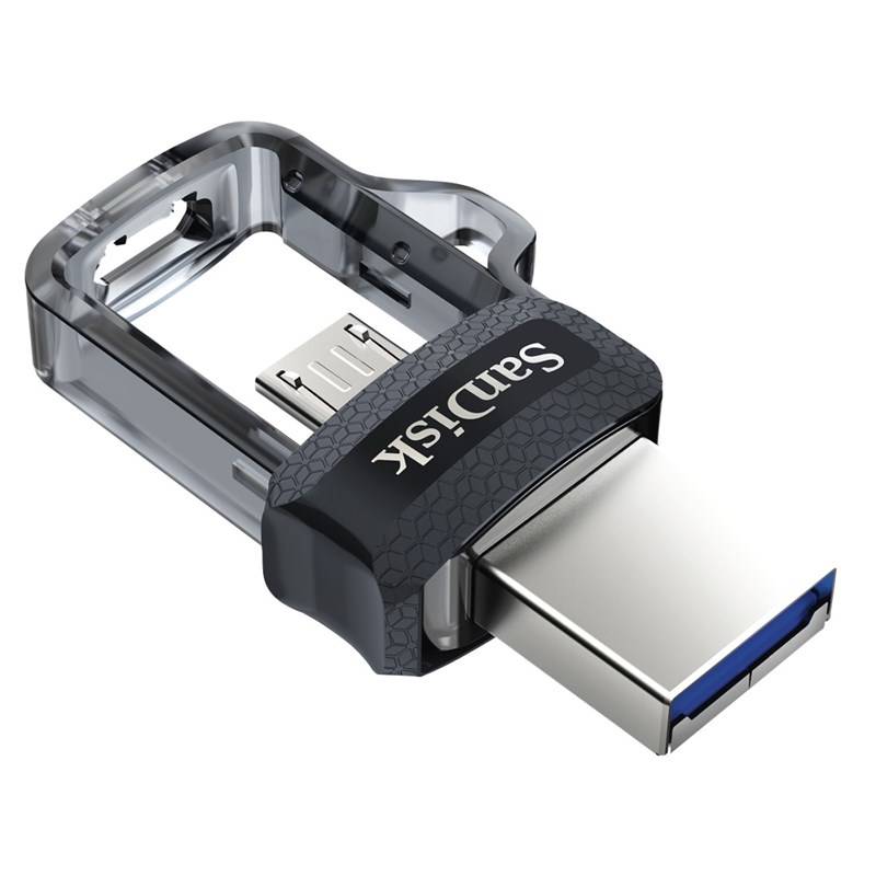 USB flashdisk SanDisk Ultra Dual m3.0 32GB OTG MicroUSB/USB 3.0 (SDDD3-032G-G46) čierny