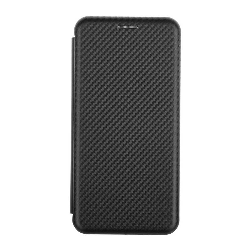Puzdro na mobil flipové WG Evolution Karbon na Huawei Y5P/Honor 9S (8833) čierna