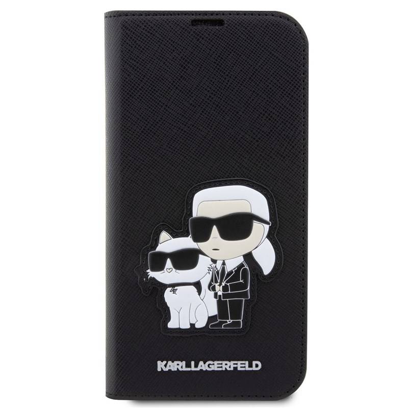 Obrázok Karl Lagerfeld PU Saffiano Karl and Choupette NFT Book na iPhone 14 Pro Max (KLBKP14XSANKCPK) čierne