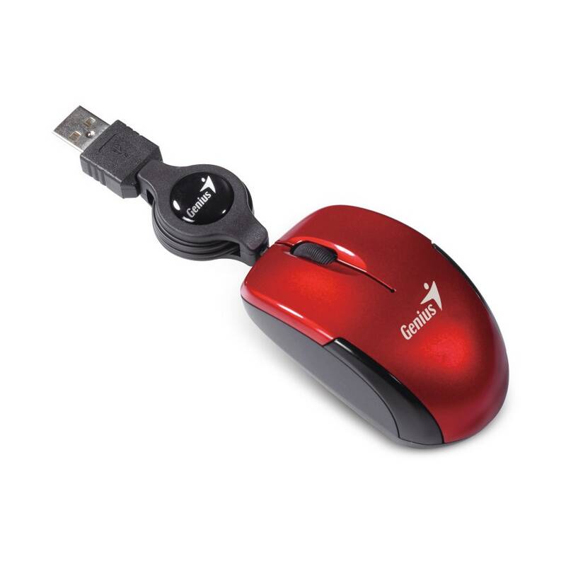 Myš Genius Micro Traveler V2 (31010125107) červená