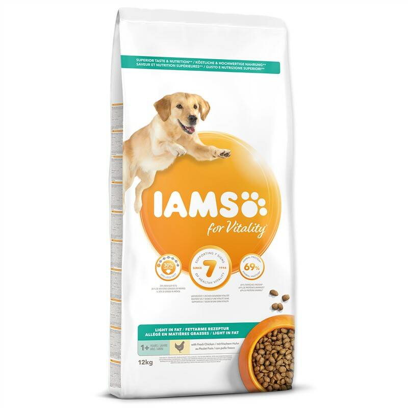 Obrázok Iams Dog Adult Weight control Chicken 12kg