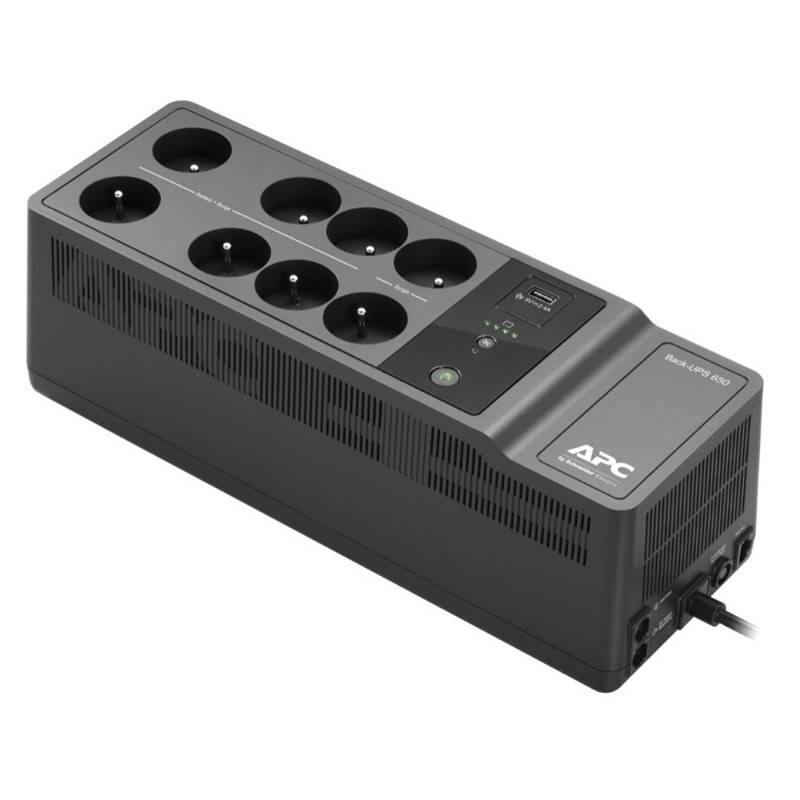 Záložný zdroj APC Back-UPS BE 650VA (400W), 230V, nabíjací port USB (BE650G2-CP)