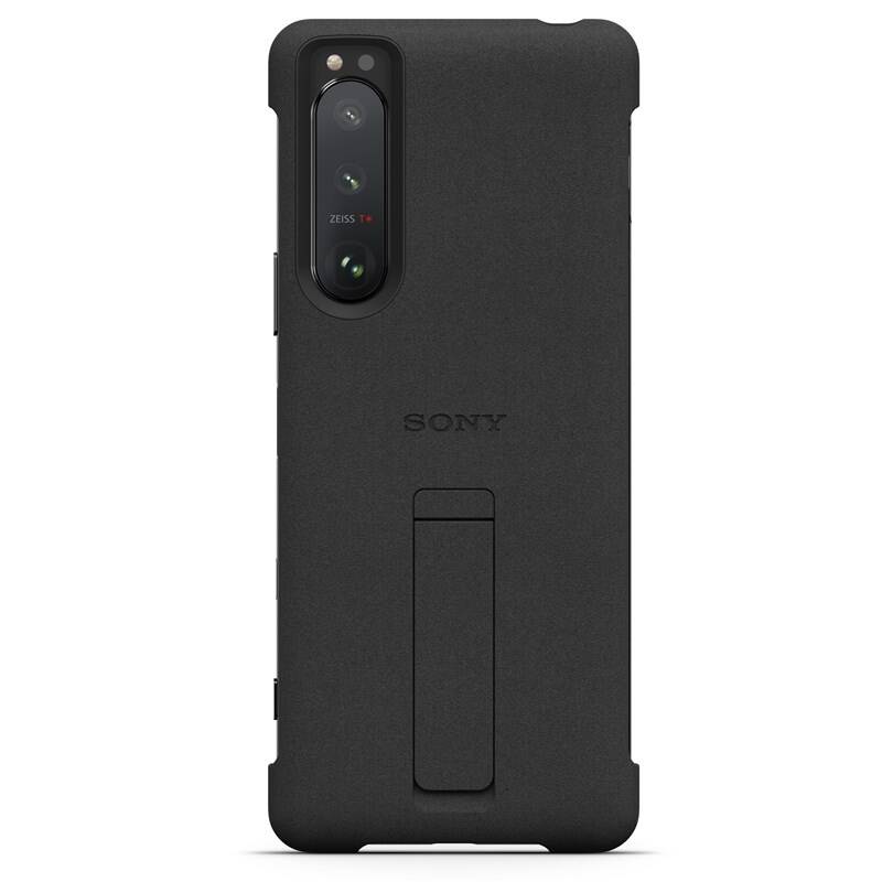 Kryt na mobil Sony Xperia 5 III Stand Cover (XQZCBBQB.ROW) čierny