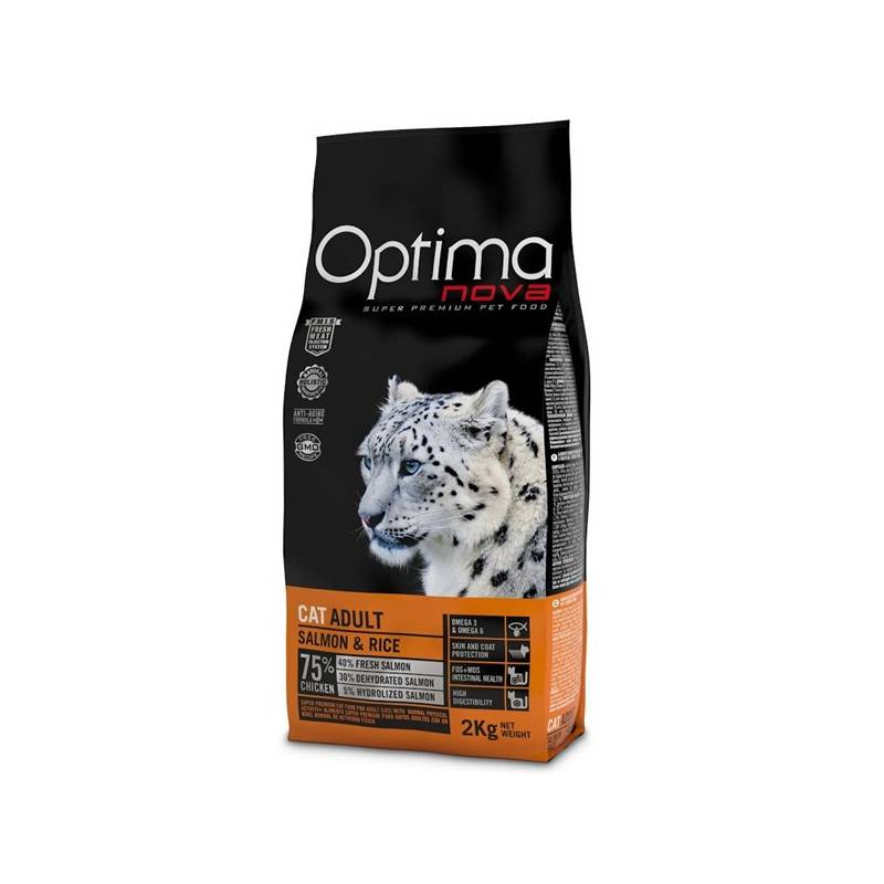 Obrázok Optima nova Cat Adult Salmon a rice 2 kg