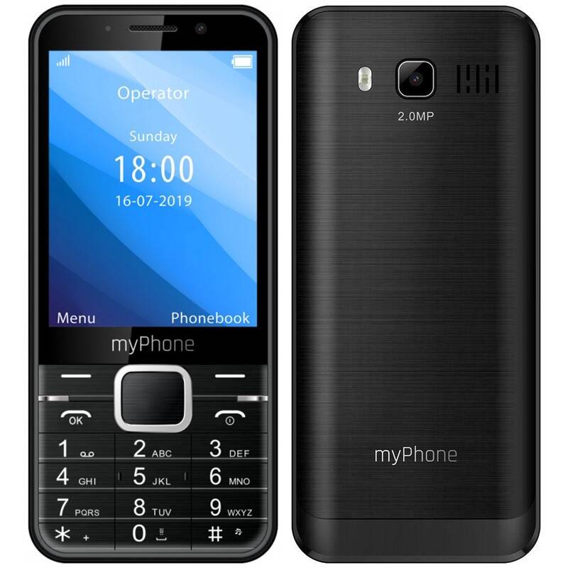Mobilný telefón myPhone Up (TELMYUPBK) čierny