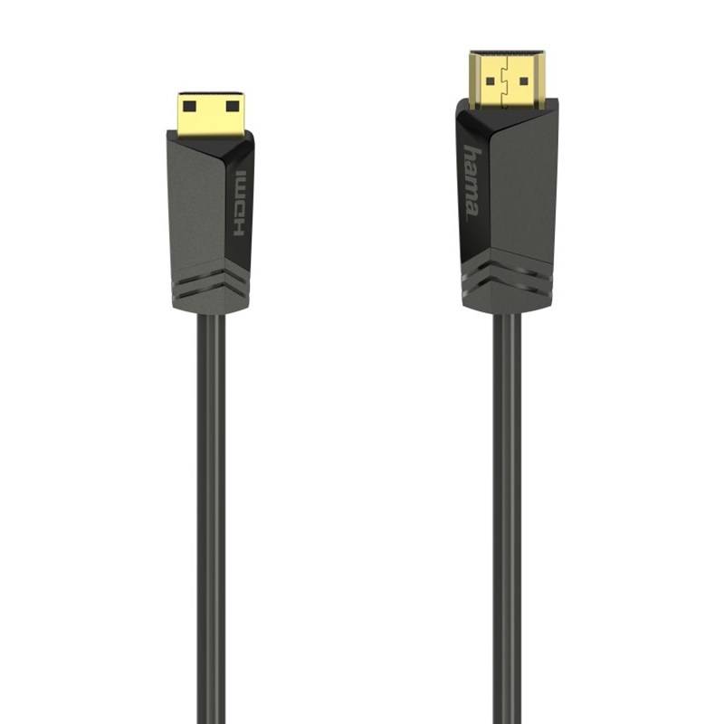 Kábel Hama HDMI / HDMI mini, High Speed 4K, 1,5 m (205015) čierny