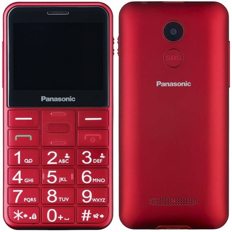 Mobilný telefón Panasonic KX-TU150EXR Dual SIM (KX-TU150EXR) červený