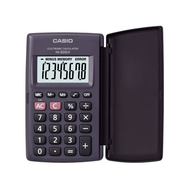Kalkulačka Casio HL 820 LV BK čierna