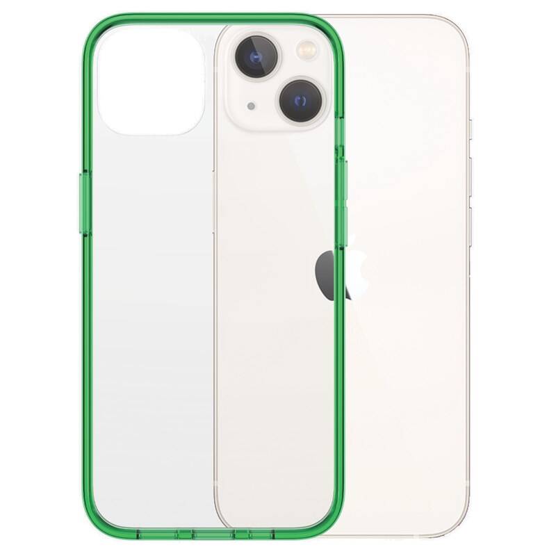 Obrázok PanzerGlass ClearCaseColor na Apple iPhone 13 (0334) zelený/priehľadný