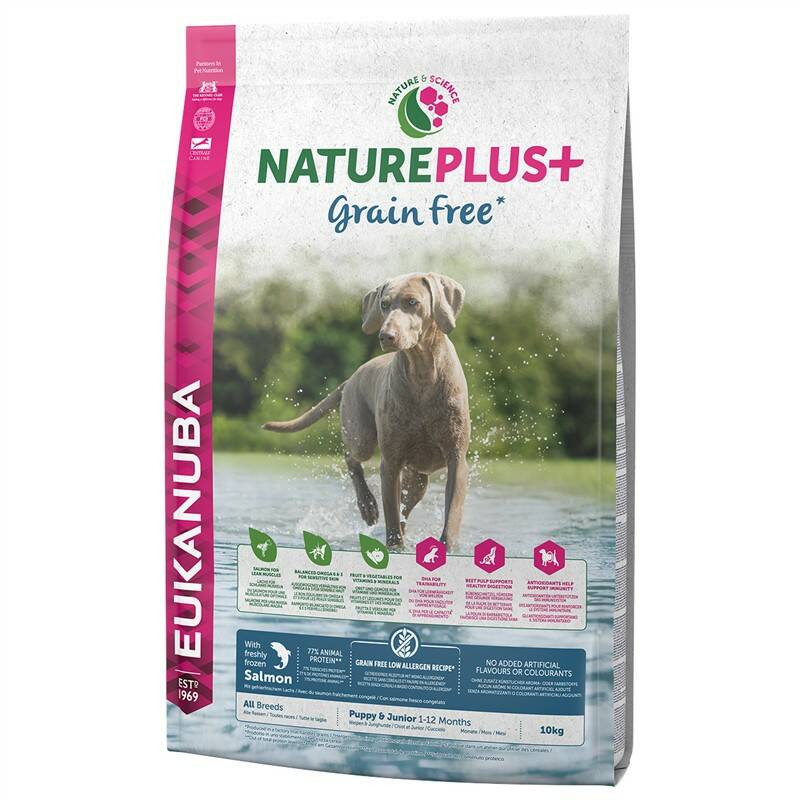 Obrázok Eukanuba Dog Nature Plus+ Puppy Grain Free Salmon 10kg