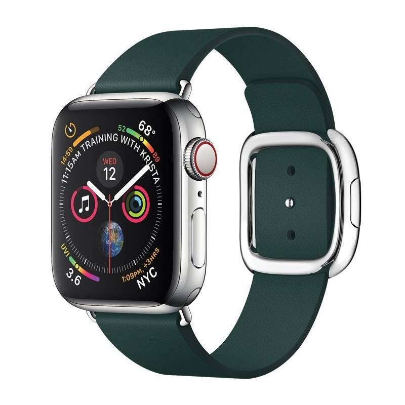 Obrázok COTEetCI kožený magnetický řemínek Nobleman pro Apple Watch 42 / 44mm zelená WH5201-GR