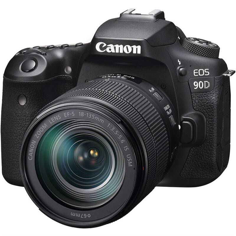 Digitálny fotoaparát Canon EOS 90D + 18-135 IS USM čierny