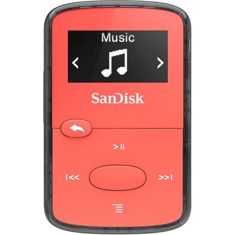 MP3 prehrávač SanDisk Clip Jam 8GB (SDMX26-008G-E46R) červený