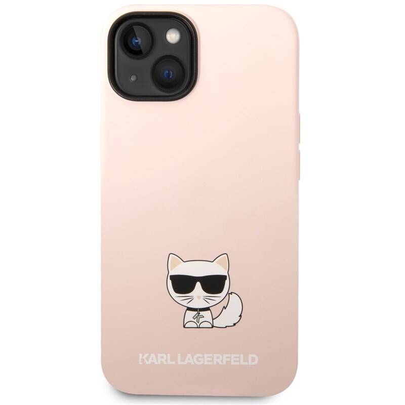 Obrázok Karl Lagerfeld Liquid Silicone Choupette Zadní Kryt pro iPhone 14 Plus Pink