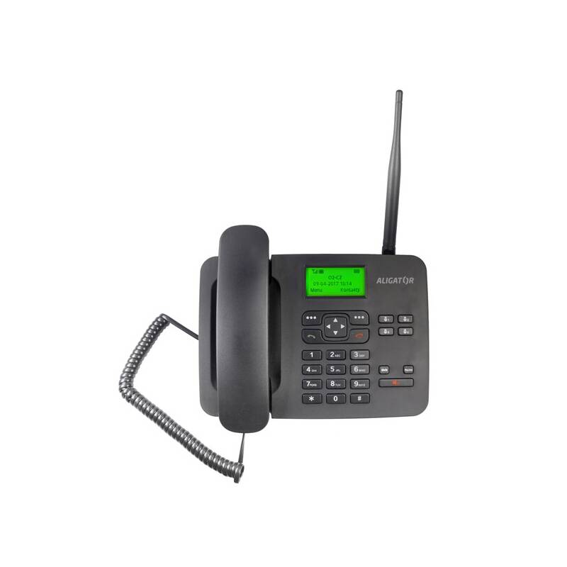 Domáci telefón Aligator T100 (stolní) (AT100B) čierny
