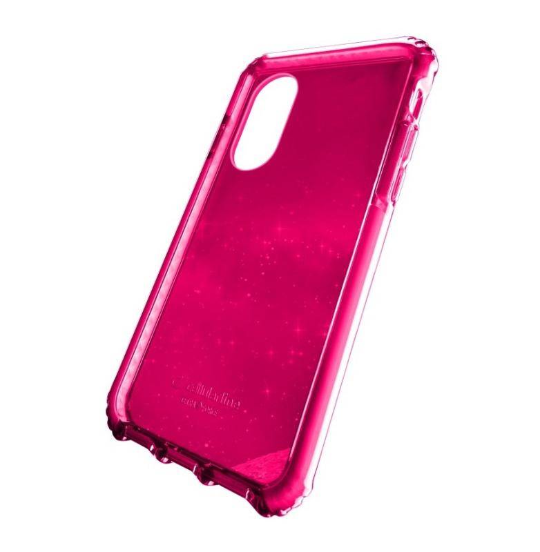 Obrázok Cellularline TETRA FORCE CASE pre iPhone X fuchsiový (TETRACASEIPH8F)