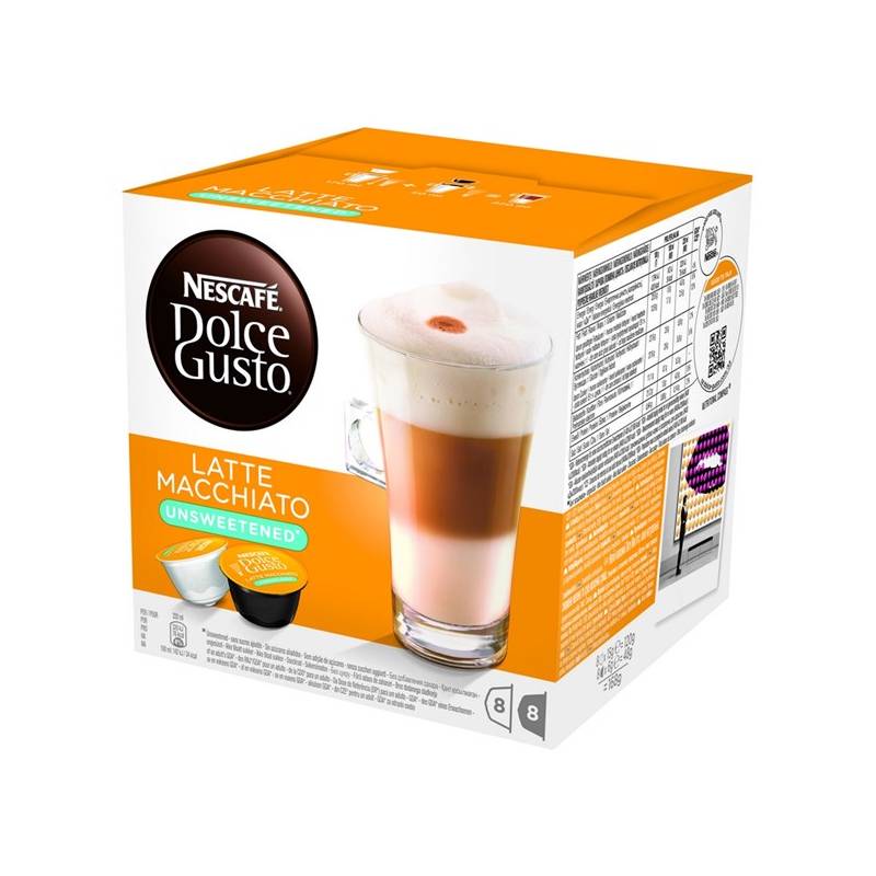 Obrázok Nescafé Dolce Gusto Latte Macchiato bez cukru 16ks (12120283)