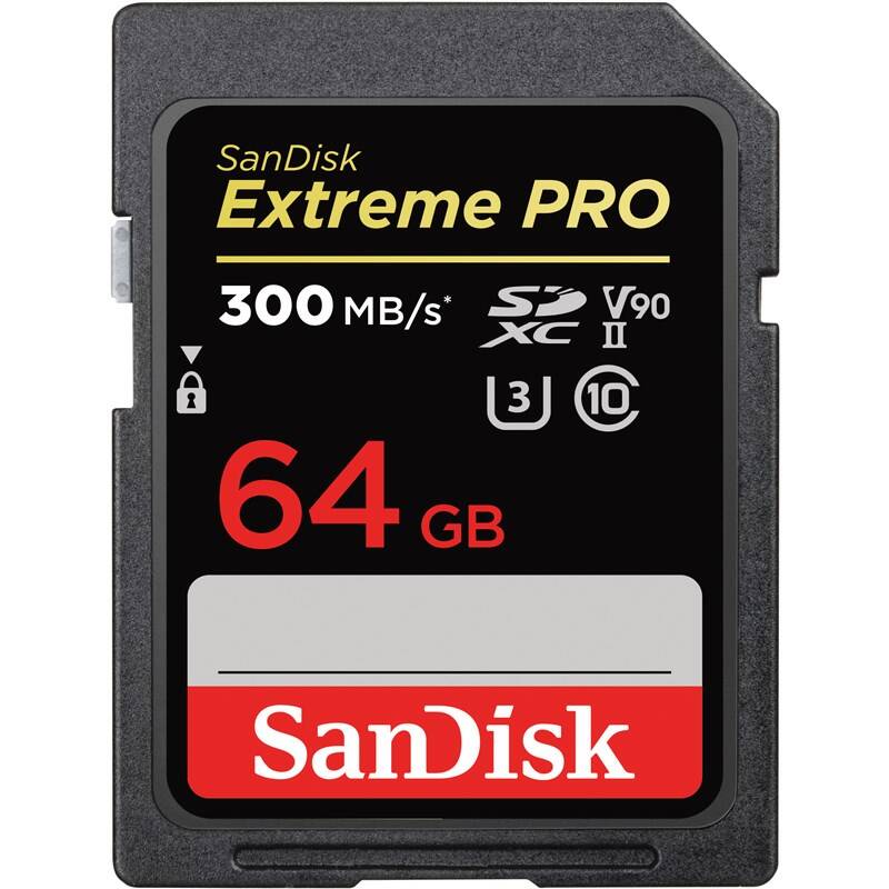 Pamäťová karta SanDisk SDXC Extreme Pro 64GB UHS-II U3 (300R/260W) (SDSDXDK-064G-GN4IN)