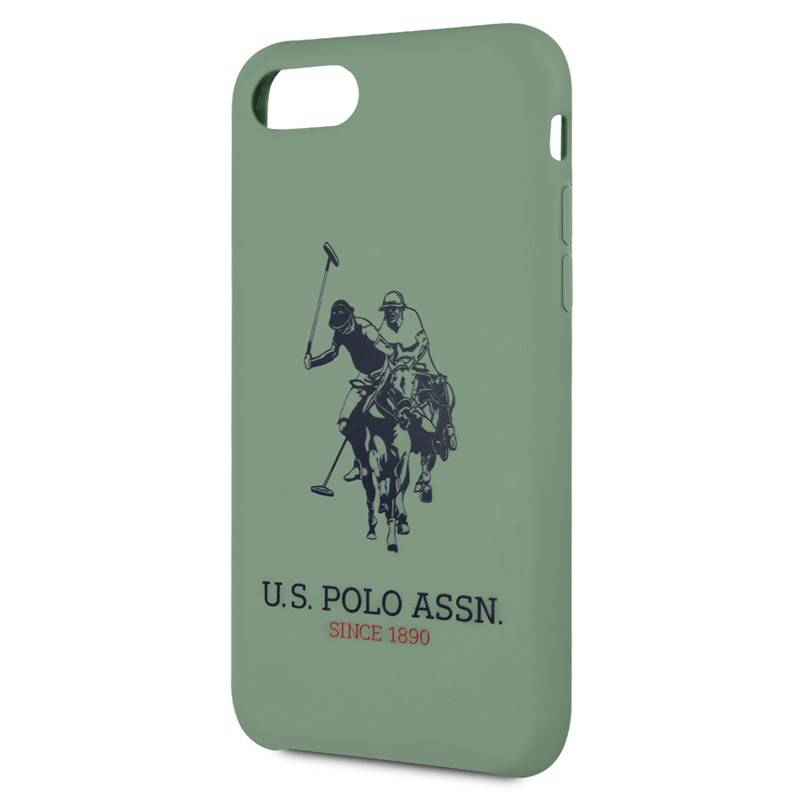 Obrázok USHCI8SLHRGN U.S. Polo Silikonový Kryt Big Horse iPhone 8/SE2020 Green