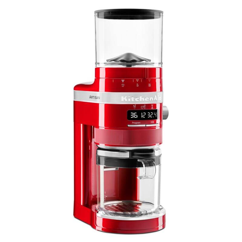 Obrázok Kávomlynček s mlecími kameňmi Artisan 5KCG8433ECA KitchenAid červená metalíza