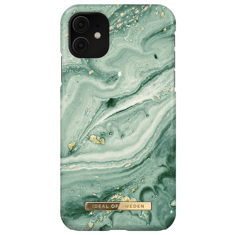 Obrázok iDeal Of Sweden Fashion na Apple iPhone 11/XR - Mint Swirl Marble (IDFCSS21-I1961-258)