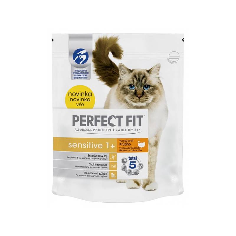 Obrázok Perfect Fit Cat Sensitive s krůtím 750g