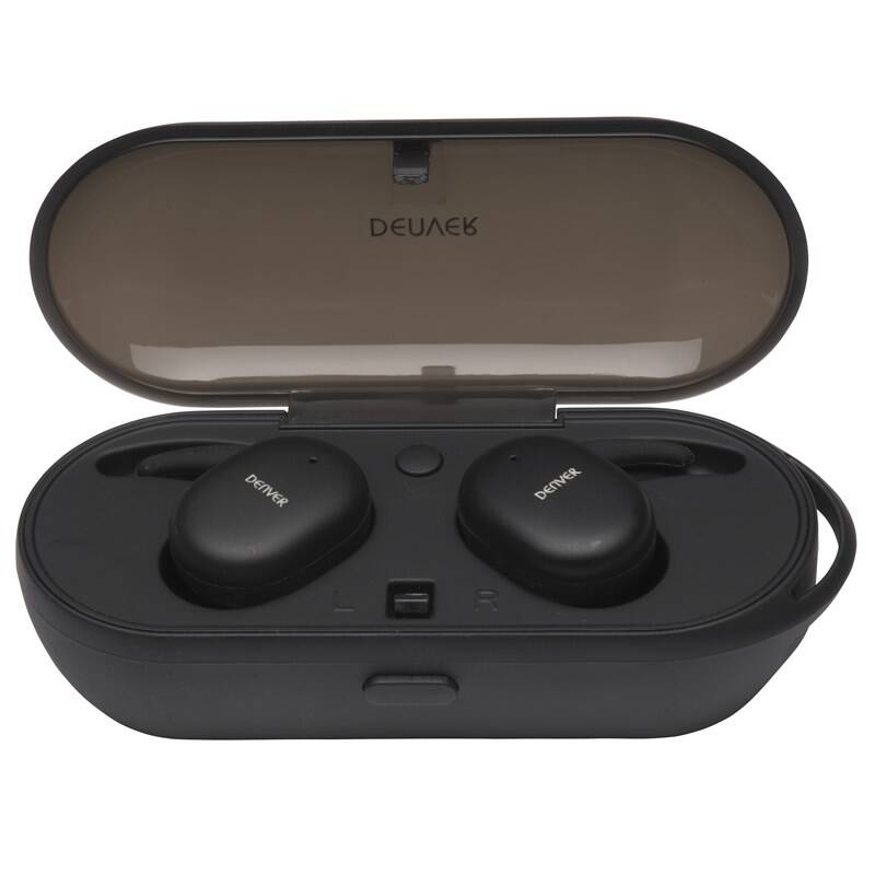 Obrázok Bluetooth náhlavná sada In Ear Stereo Denver TWE-53 MK2 111191120172, čierna