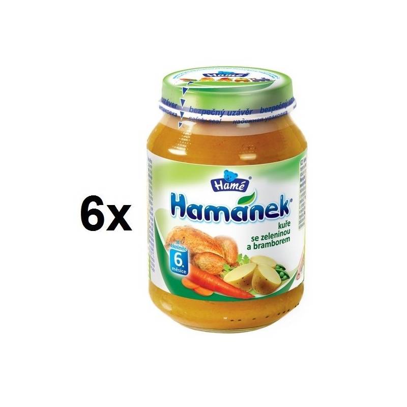 Obrázok Hamánek Kura so zeleninou a zemiakmi 6x 190g (23606010000063)