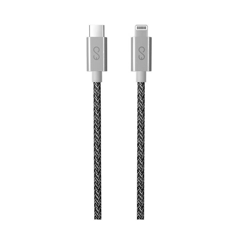 Obrázok Epico Fabric Braided Cable C to Lightning 1.2m 2020 - space grey (9915101300183)