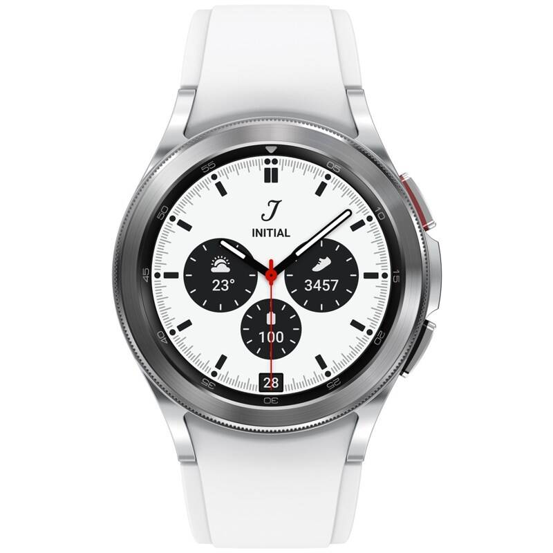 Inteligentné hodinky Samsung Galaxy Watch4 Classic 42mm (SM-R880NZSAEUE) strieborné