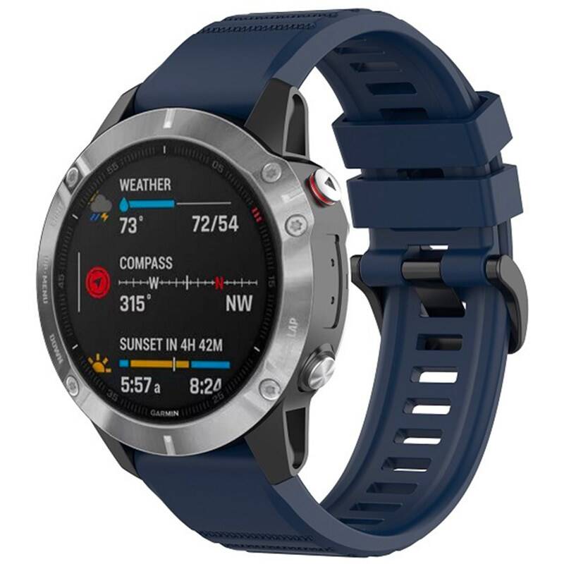 Obrázok FIXED Silicone Strap na Garmin QuickFit 26 mm (FIXSST-QF26MM-BL) modrý