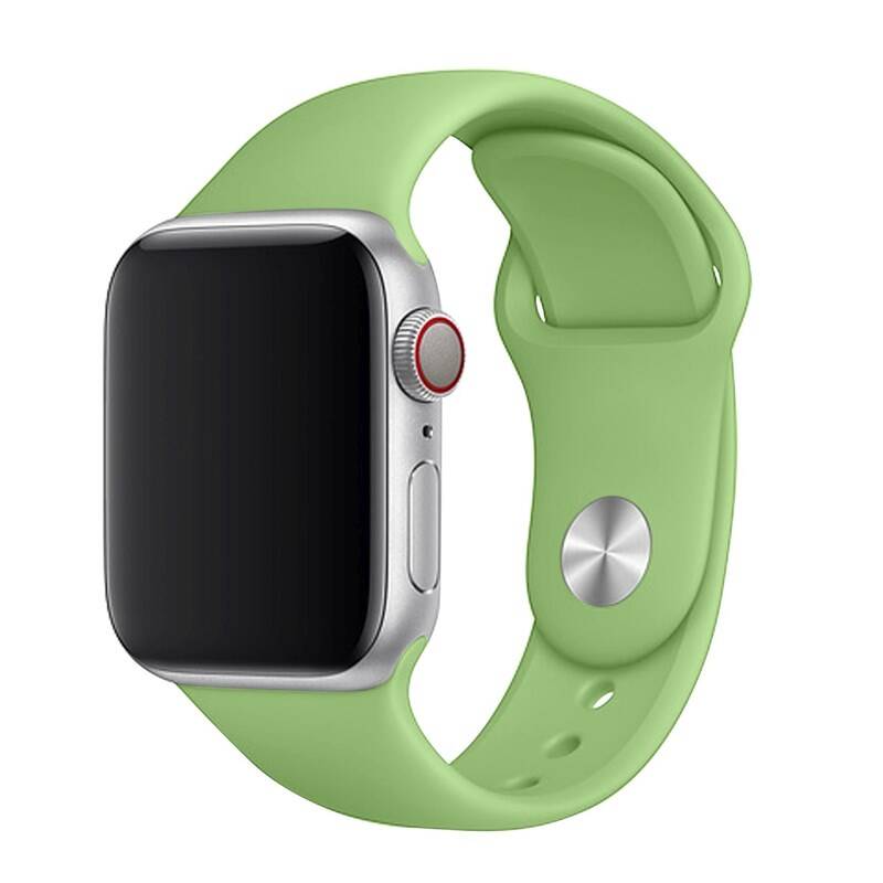 Obrázok FIXED Silicone Strap na Apple Watch 38/40/41 mm - mentolový (FIXSST-436-MINT)