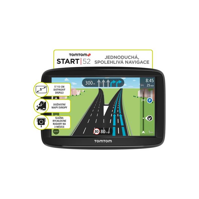 Obrázok TomTom START 52 Europe, LIFETIME mapy (1AA5.002.03)