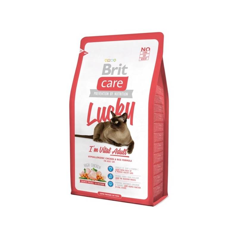 Obrázok Brit Care Cat Lucky I´m Vital Adult 2kg