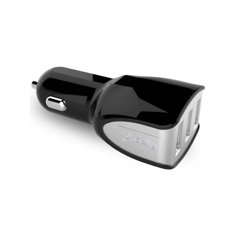 Obrázok CELLY TURBO car charger 3 x USB black (CC3USBTURBOBK)