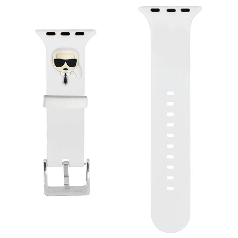 Obrázok Karl Lagerfeld Karl Head Řemínek pro Apple Watch 42/44mm White