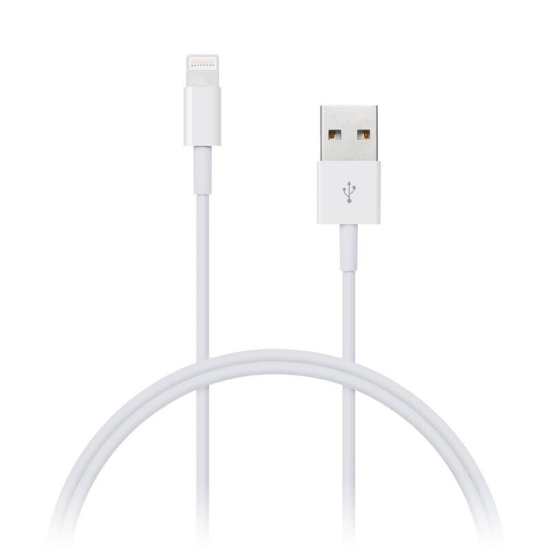 Kábel Connect IT USB/Lightning, 1m (CI-159) biely
