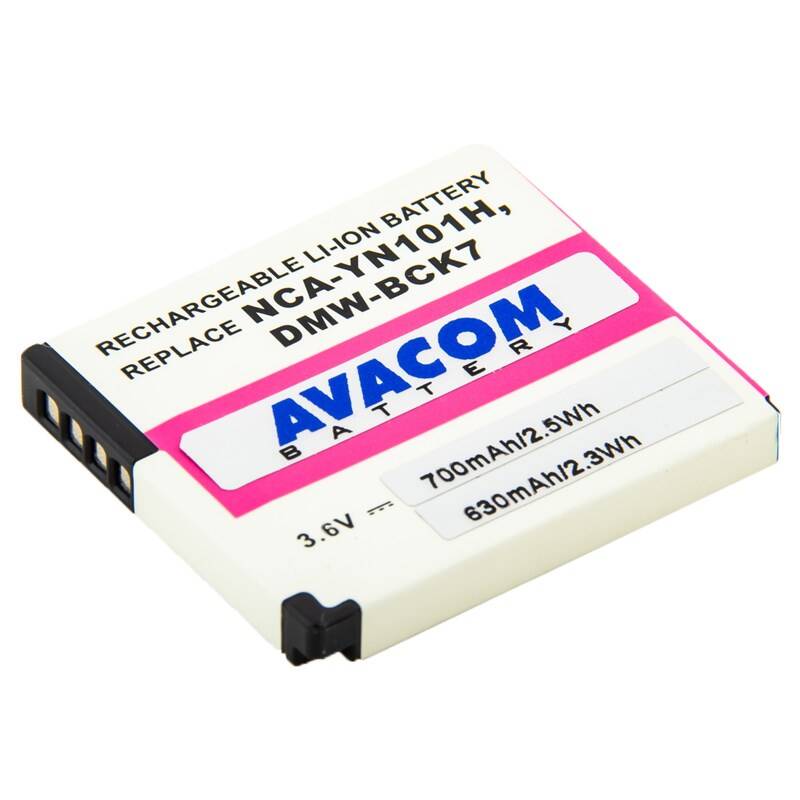 Batéria Avacom Panasonic DMW-BCK7 Li-Ion 3.6V 700mAh 2.6Wh (DIPA-CK7-533N2)