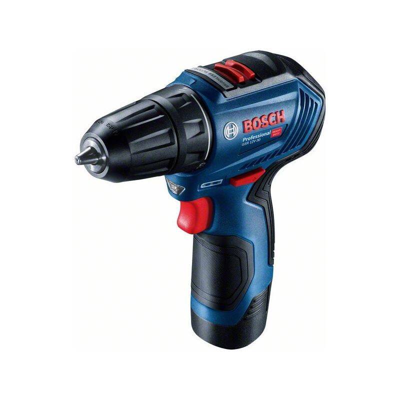 Obrázok Aku vrtací šroubovák Bosch GSR 12V-30 Professional, 2x2.0Ah, taška, 06019G9001