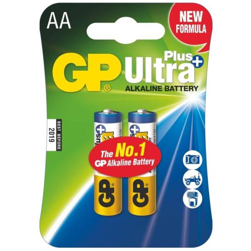 Obrázok GP Ultra Plus LR6 (AA) 2ks v blistri (GP15AUP)