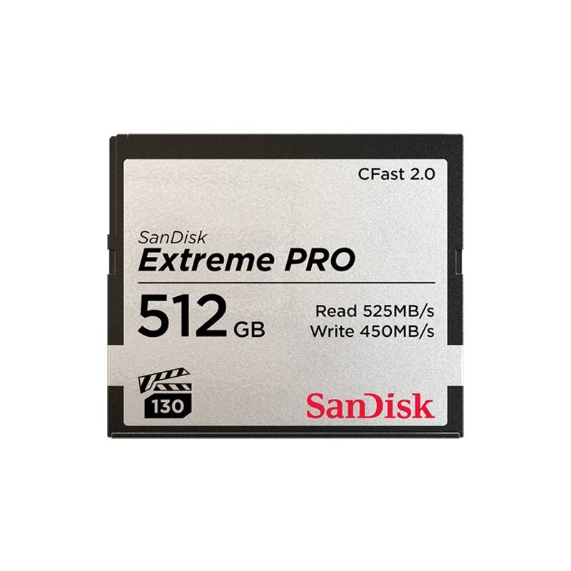 Pamäťová karta SanDisk Extreme Pro CFast 2.0 512 GB (525R/450W) (SDCFSP-512G-G46D)