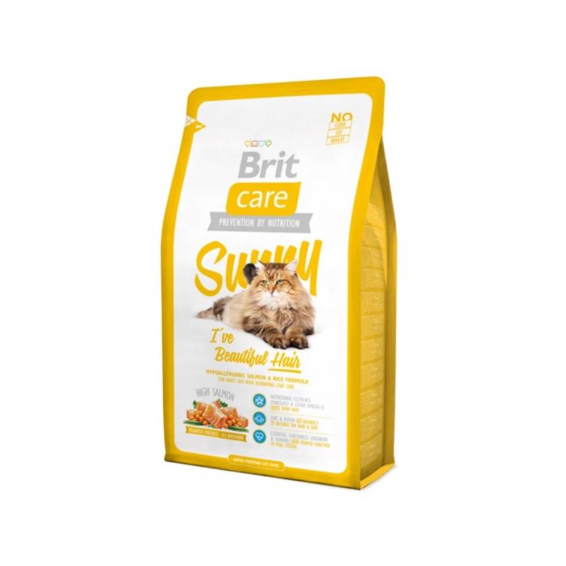 Obrázok Brit Care Cat Sunny I´ve Beautiful Hair 2kg, 65491