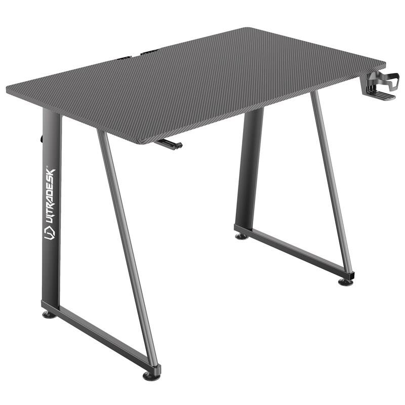 Herný stôl ULTRADESK ENTER V2 100 x 60 cm (UDESK-EN-BK) čierny + Doprava zadarmo