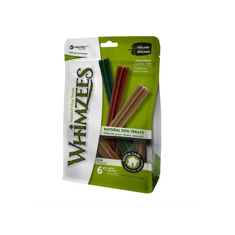 Obrázok Whimzees Dental Stix L 6+1ks