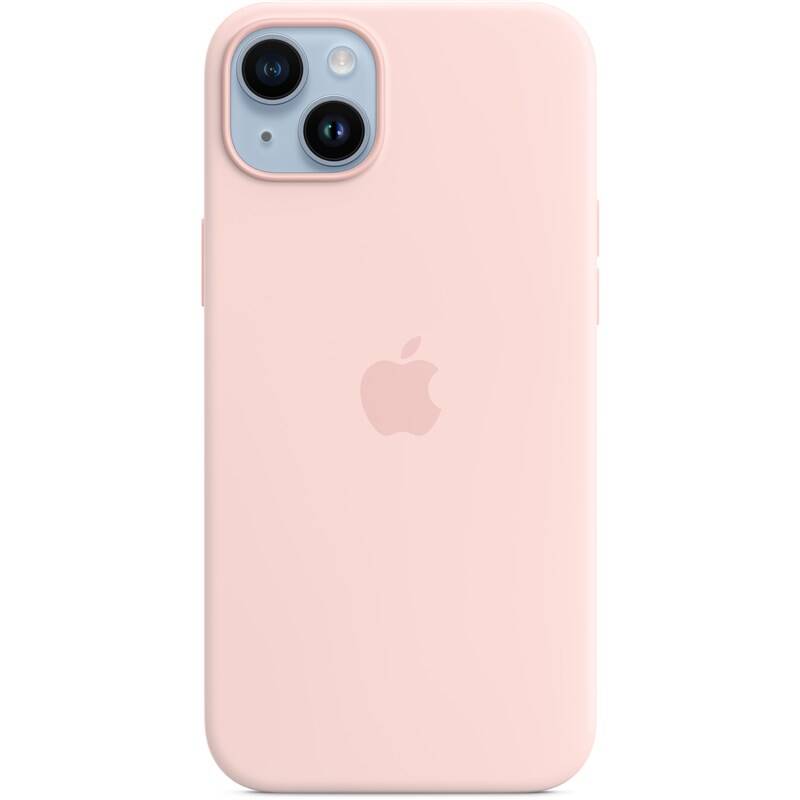 Kryt na mobil Apple Silicone Case s MagSafe pre iPhone 14 Plus - kriedovo ružový (MPT73ZM/A)