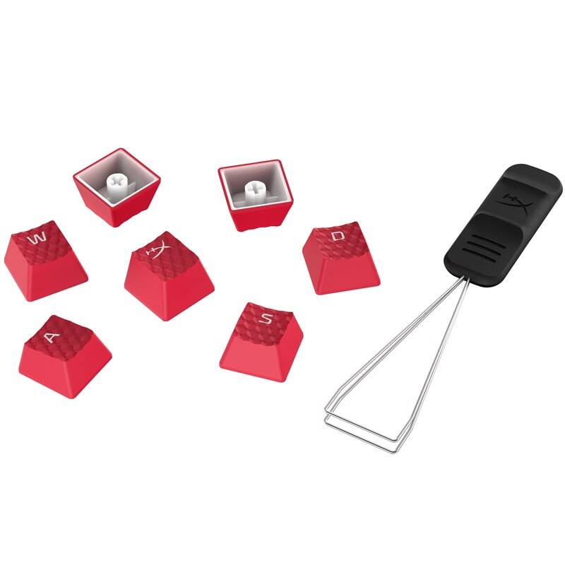 Obrázok HyperX Rubber Keycaps - (US) (519T6AA#ABA) červené