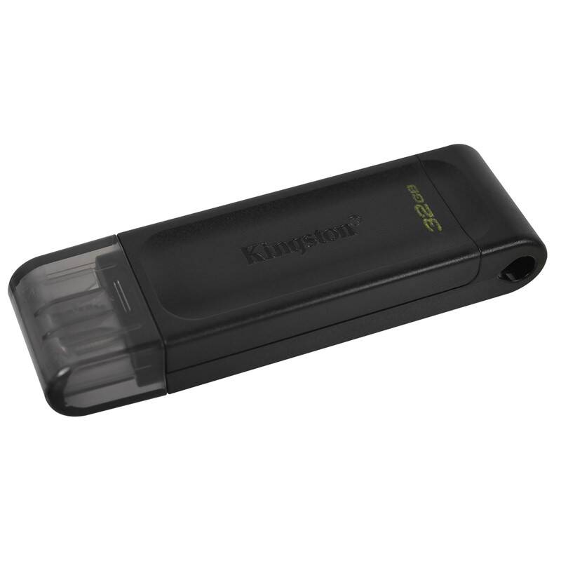 USB flashdisk Kingston DataTraveler 70 32GB, USB-C (DT70/32GB) čierny