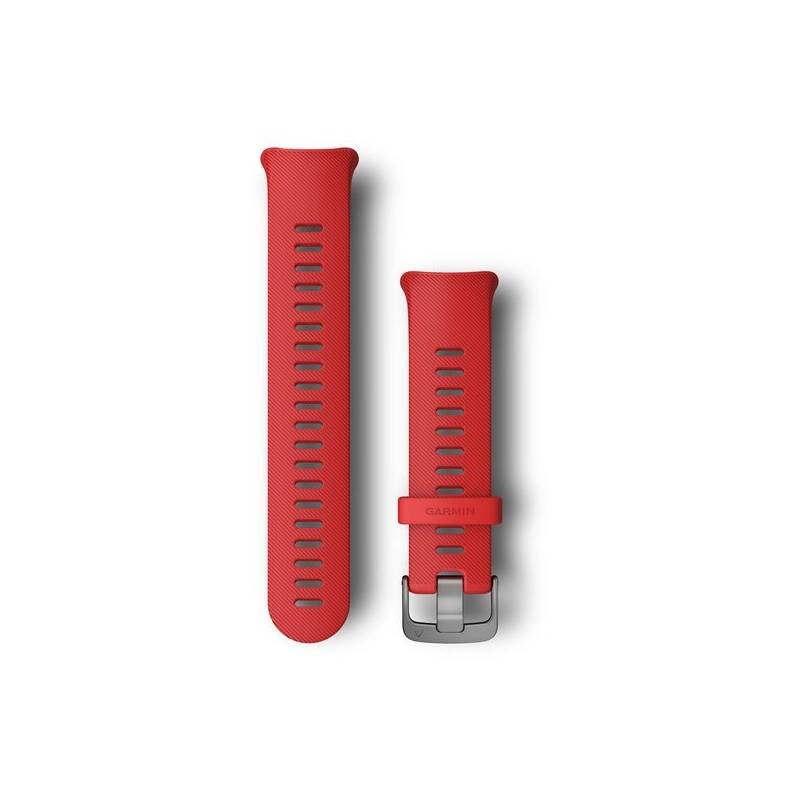 Remienok Garmin Forerunner 45 (velikost L), silikonový, červený (010-11251-1Z)