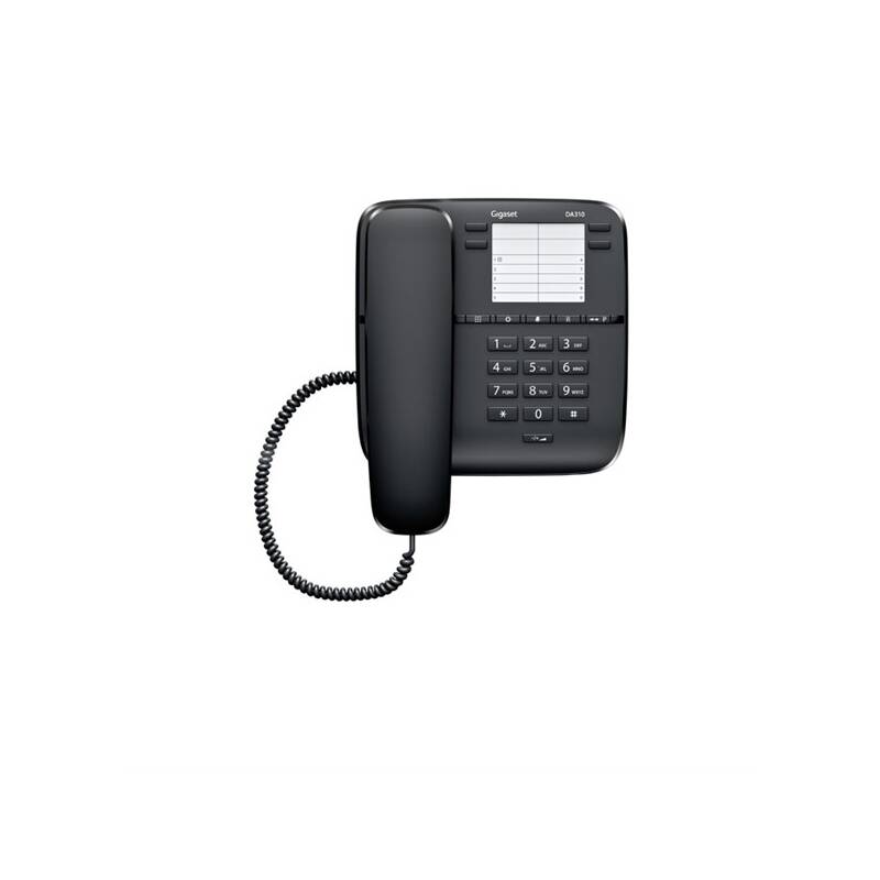 Domáci telefón Gigaset DA310 (S30054-S6528-R601) čierny