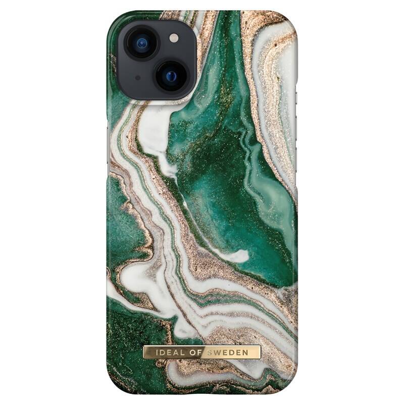 Obrázok iDeal Of Sweden Fashion na Apple iPhone 13 - Golden Jade Marble (IDFCAW18-I2161-98)